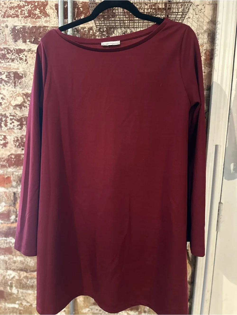 Zara Long Sleeve Swing Tunic/Mini Dress
